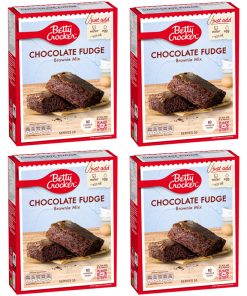 4 Packungen Betty Crocker Chocolate Fudge Brownie Mix à 415 g