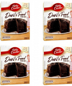 4 Packungen Betty Crocker Devil's Food Cake Mix à 425 g