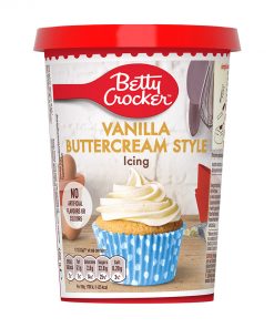 Dose mit Betty Crocker Vanilla Buttercream Style