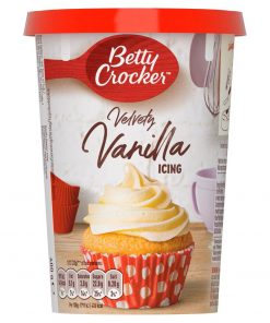 Betty Crocker Velvety Vanilla Icing Kuchenglasur Glasur mit Vanillegeschmack 400g