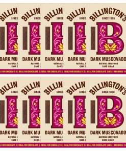 10 Packungen Billingston's Dark Muscovado Cane Sugar à 500 g