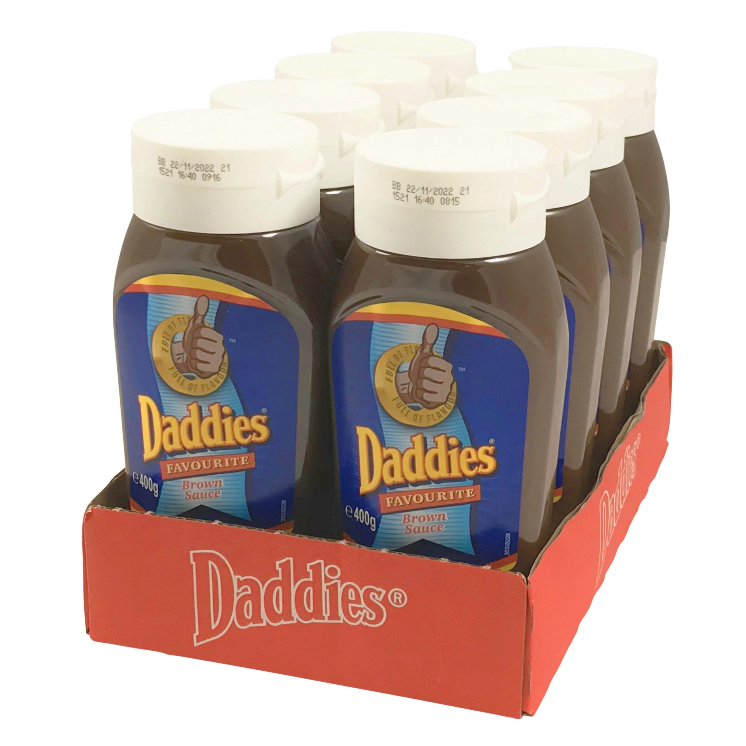 Daddies Brown Sauce 8 Flaschen à 400g