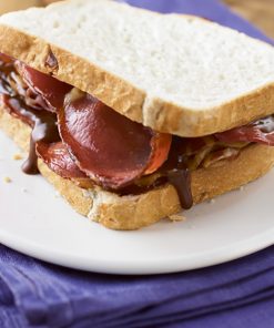 Sandwich mit HP Sauce