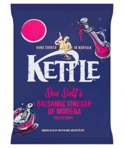 Tüte mit Kettle Sea Salt & Balsamic Vinegar of Modena Potato Chips 80g