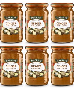 6 Gläser Mackays Ginger Preserve 340 g