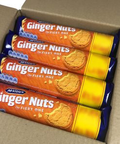 Karton mit 12 McVities Ginger Nuts 250g