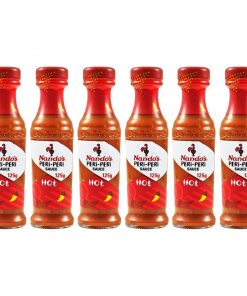 6 Gläser Nando's Peri-Peri Sauce Hot à 125 ml