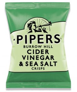 Pipers Cider Vinegar & Sea Salt Crisps 40g