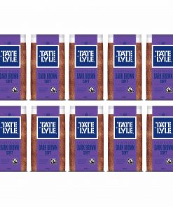 Tate & Lyle Dark Brown Soft Pure Cane Sugar 10x 500g