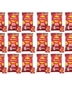 18 Tüten mit je 6 25g-Tüten Walker Ready Salted Crisps